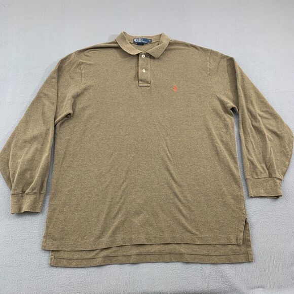 Ralph Lauren Other - Polo Ralph Lauren Polo Shirt Mens XL Long Sleeve Cotton Brown Collared